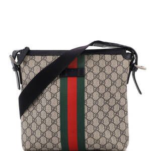Gucci Web Messenger Bag Gg Coated #224593G13B